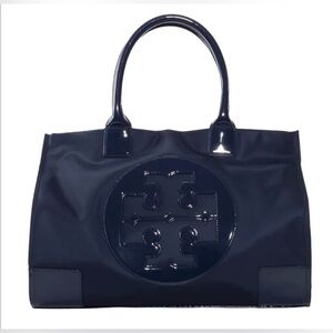 Tory Burch Navy Blue Tote Bag